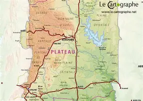 Carte du Togo